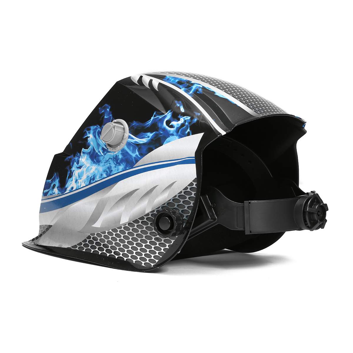 Solar Powered Eyes Mask Automatic Darkening Electric Welding Helmet Adjustable Shade 4/9-13 for TIG MIG ARC MAG Mask/Gloves/Lens