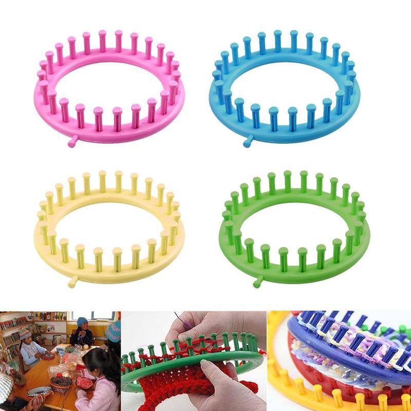 Weaving Loom Knitting Loom Flower Daisy Knit Pattern Knitting Maker Wool Yarn Tools Loom Needle A1L0