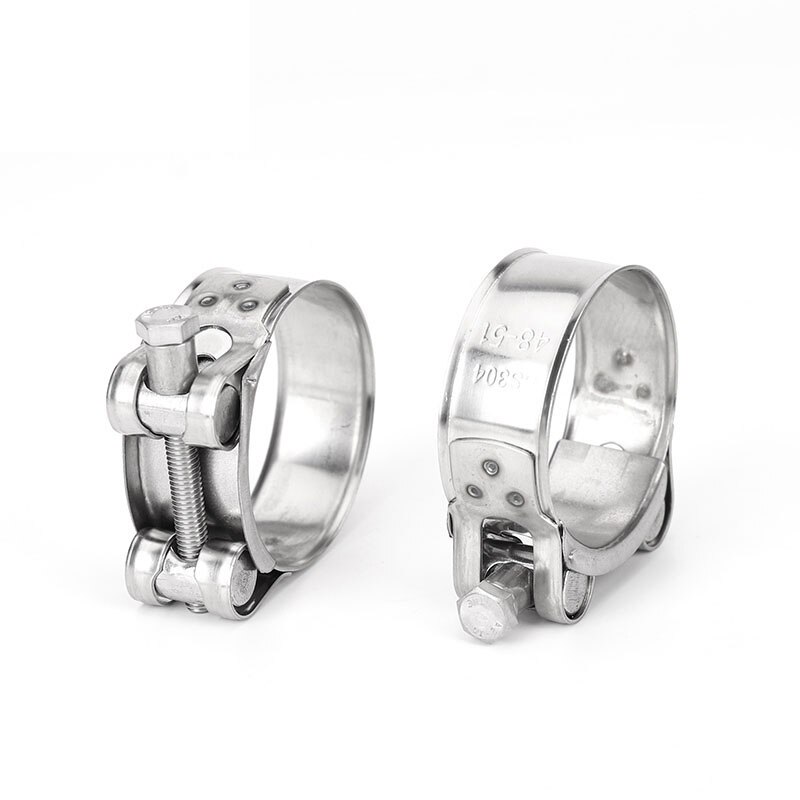 Stainless Steel Car Motocycle Muffler Silencer Clamp Hose silicone Exhaust Pipe Clamp