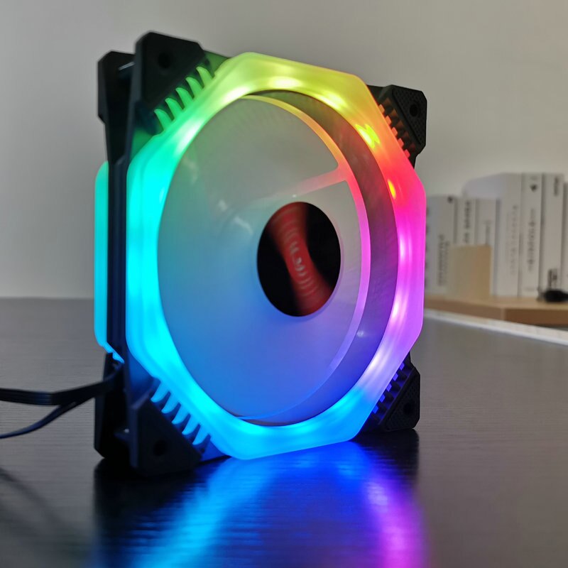 ARK II 120mm RGB fan computer case cooling fan with LED 5V lighting fan