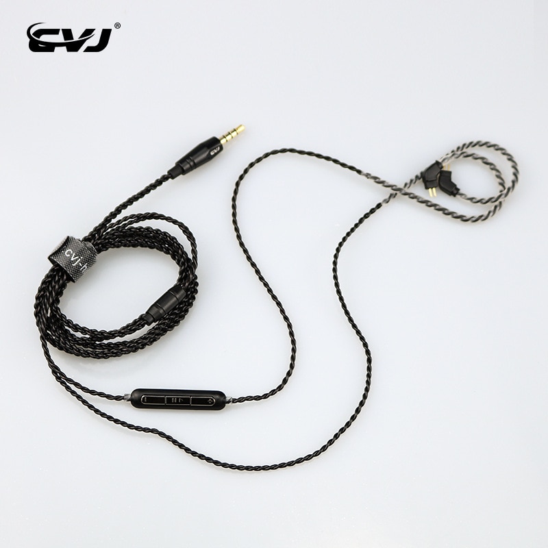 Cvj originele productlijn 0.75 0.78mm- plug hoofdtelefoon met wheat-by-wire mmcx zuurstofvrije koperdraad voorraad