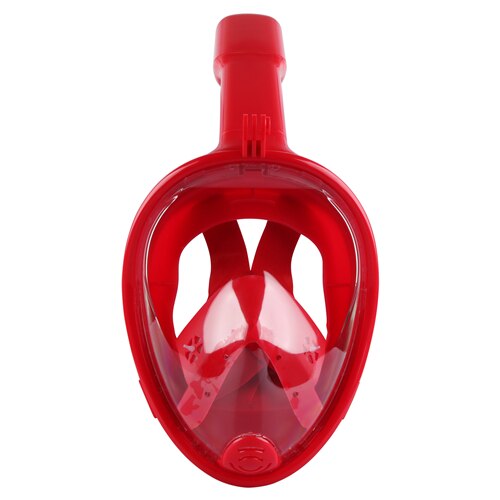 Scuba Diving Mask Full Face Snorkeling Mask Underwater Anti Fog Snorkeling Diving Mask For Swimming Spearfishing Dive Men: Red N47 / S/M