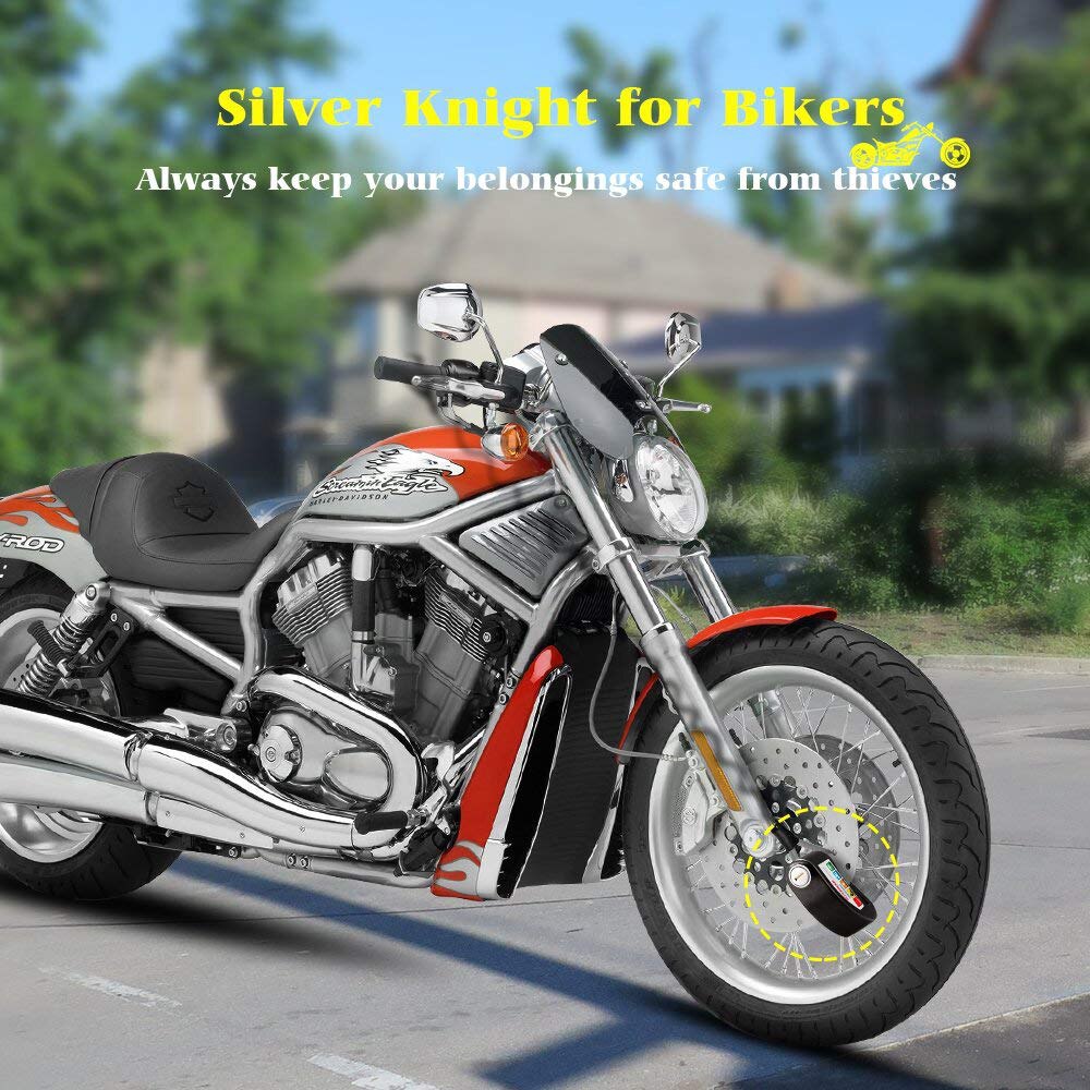 Motor Bike Lock Motorcycle Alarm Moto Scooter Accessories Column Anti-theft Device System Bicycle Motobike Disc Brake Pit Bike