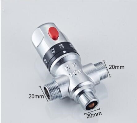 Thermostatische Messing Cartridge G1/2 = DN15 Mengkraan Warm Koud Water Temperatuur Controle Mengkraan Badkamer kraan Accessoires: Bourgondië