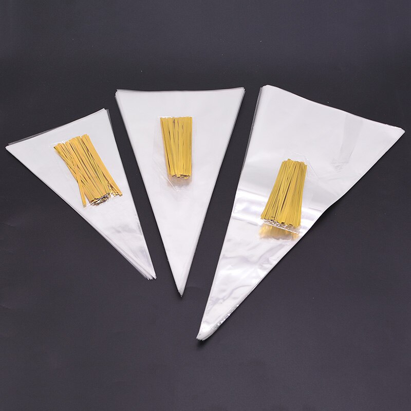 Plastic Triangular 50pcs Transparent Bag OPP Plastic Triangular Bag f... – Grandado