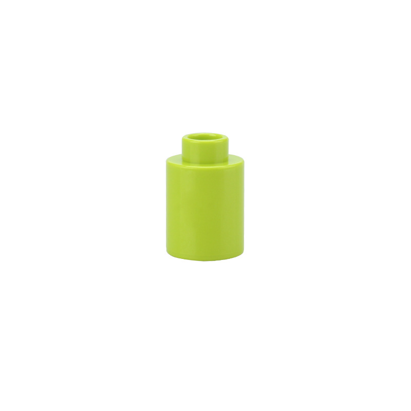 Big Size DIY Toy Tree Flower Bracket Big Particle Cylinder Compatible Large Bricks Children Kid Plastic Assemble Educational Toy: Yellow