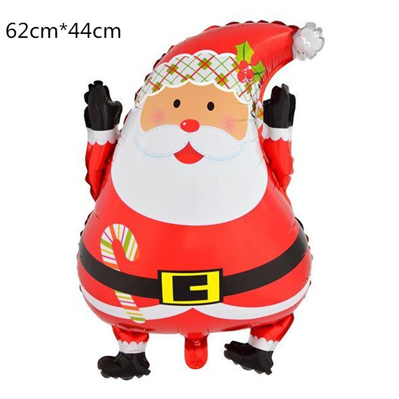 Jul lager folie ballonger pojke globos julgran ballong julfest dekorationer navidad box boll år: 3
