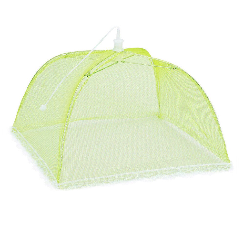 1 PC Pop Up Mesh Screen Voedsel Covers Grote Pop-Up Mesh Screen Beschermen Voedsel Cover Tent Dome Net paraplu Picknick Voedsel Protector #5: green