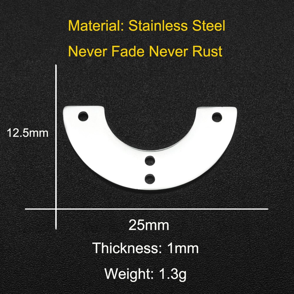 5 pz/lotto 316 in Acciaio Inox Geometrica Fiore suola FAI DA TE Orecchino Connettore di Fascino tutto'ingrosso OEM ordine Acettato Prezzo di Fabbrica