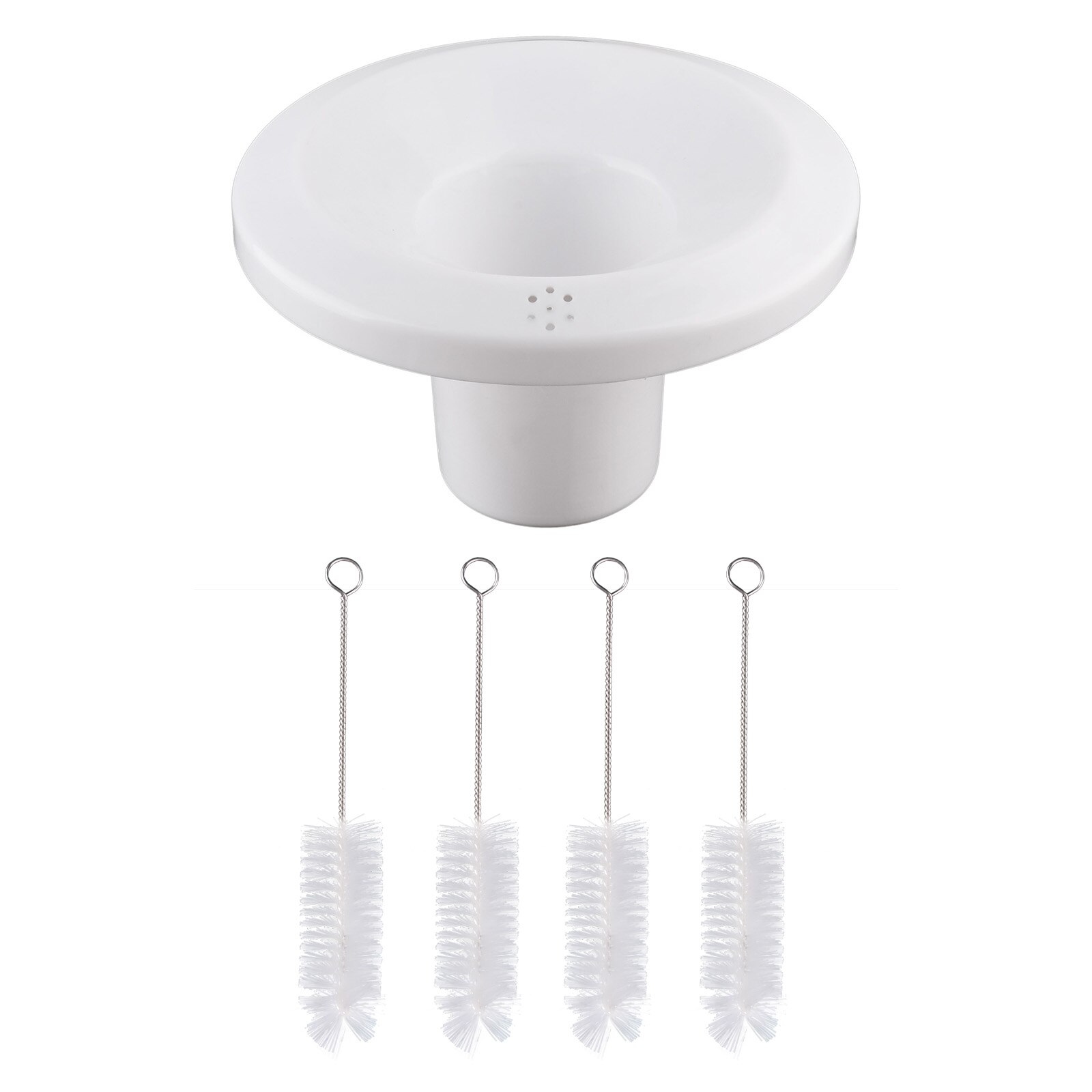 Universal Replacement Water Cooler Water Dispenser Parts Smart Seat Bottle Holder for Home Office Use with 4Pcs Soft Brush