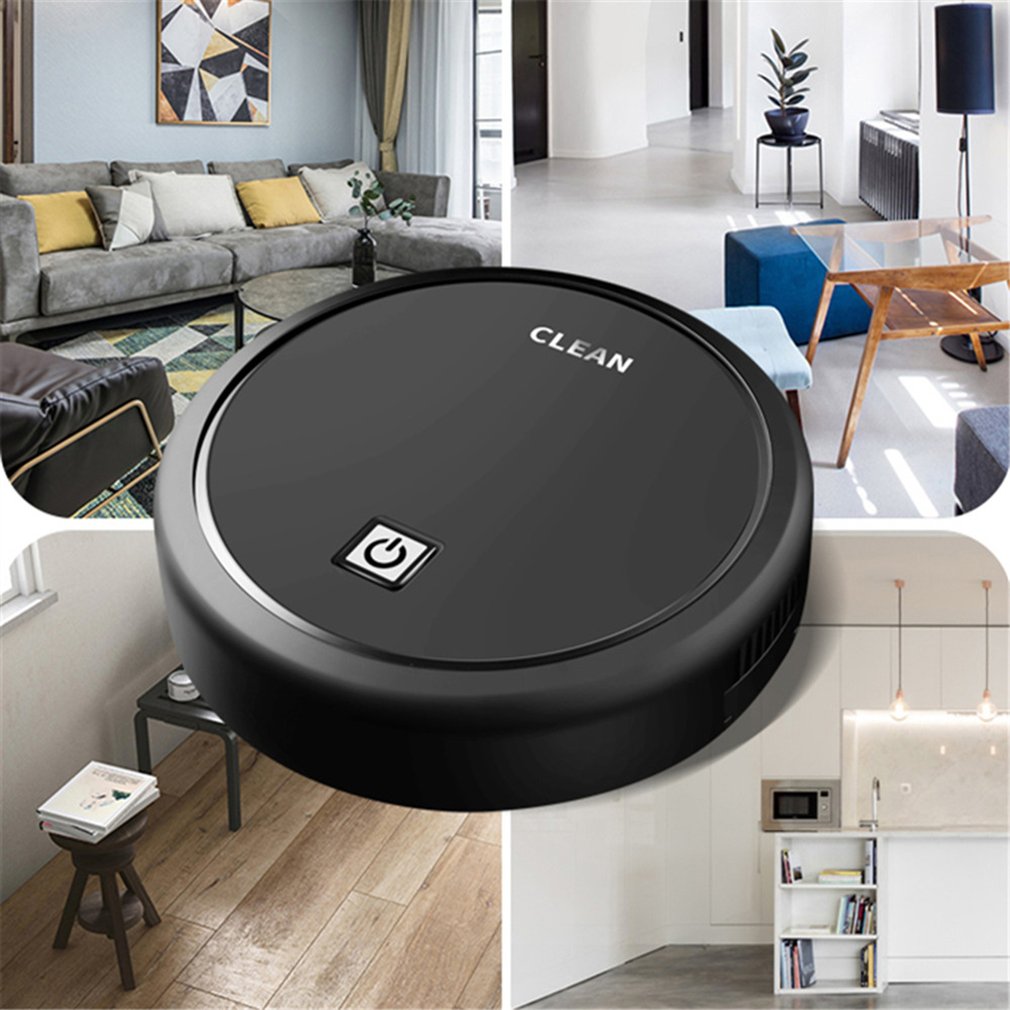 Vacuum Cleaner Powerful Suction for Thin Carpet & Hard Floor Large Dustbin Miniroom Function Automatic Recharge Robot Wireless