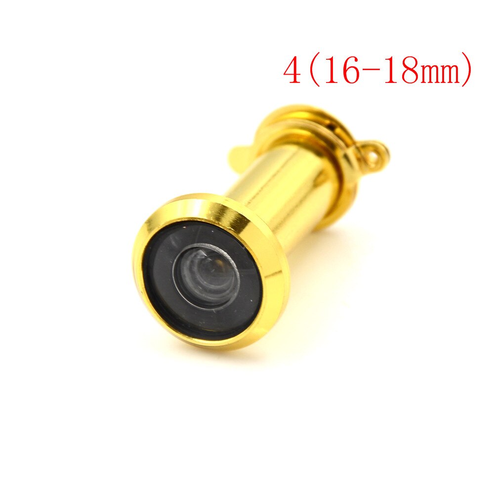 Security 180 Degrees Door Viewers Hole Wide Viewing Angle Peephole Hidden Peephole Adjustable Glass Lens Hardware Tools: A4