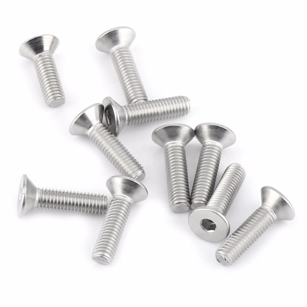 160pcs/set M5*8/18 Screws Bolts and Nuts Stainless Steel Hex Socke Screw Hex Nut Assortment Kit Fastener Hardware Cap Flat Head