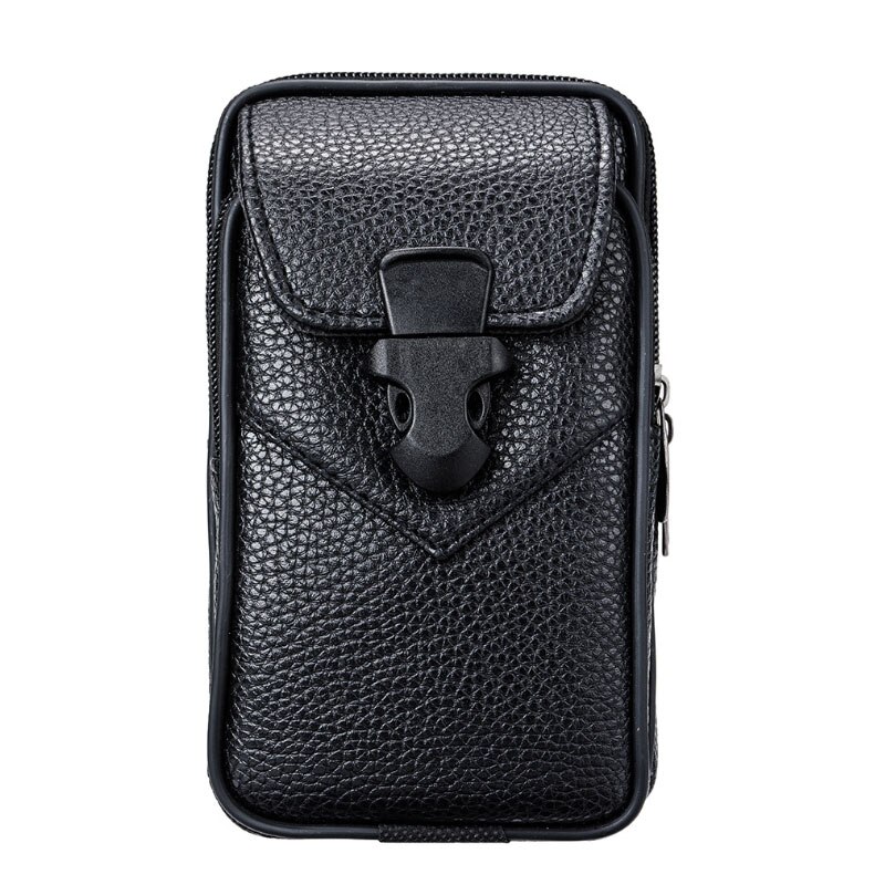 Belt Clip Cover Holster Leather Case for Oneplus 8 Pro 7T 7 Pro 6T 6 5T 3T Universal Pouch Phone Cover Waist Bag One Plus 8 7 6: vertical style