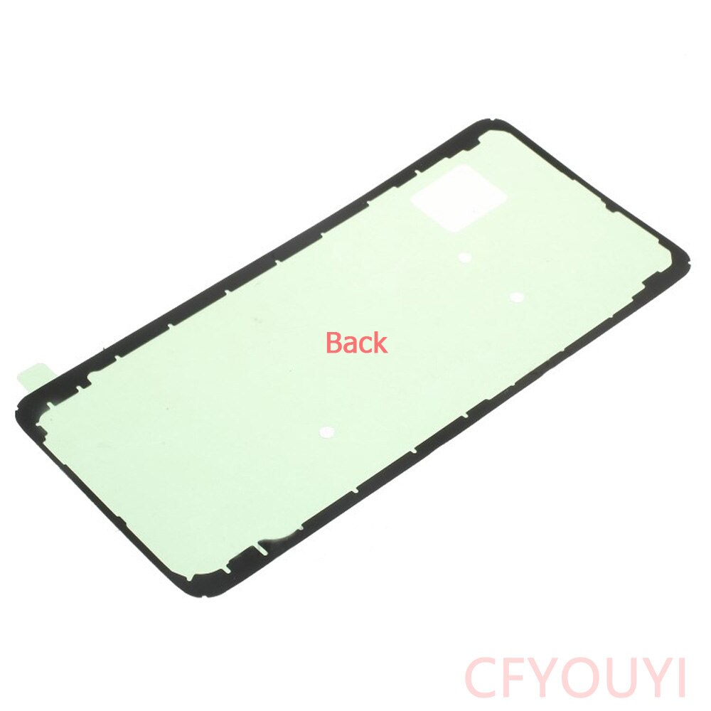 Front+Back Adhesive Glue Tape Sticker For Samsung Galaxy A8 Plus A730 A730F LCD Housing Frame Plate Battery Cover: Back