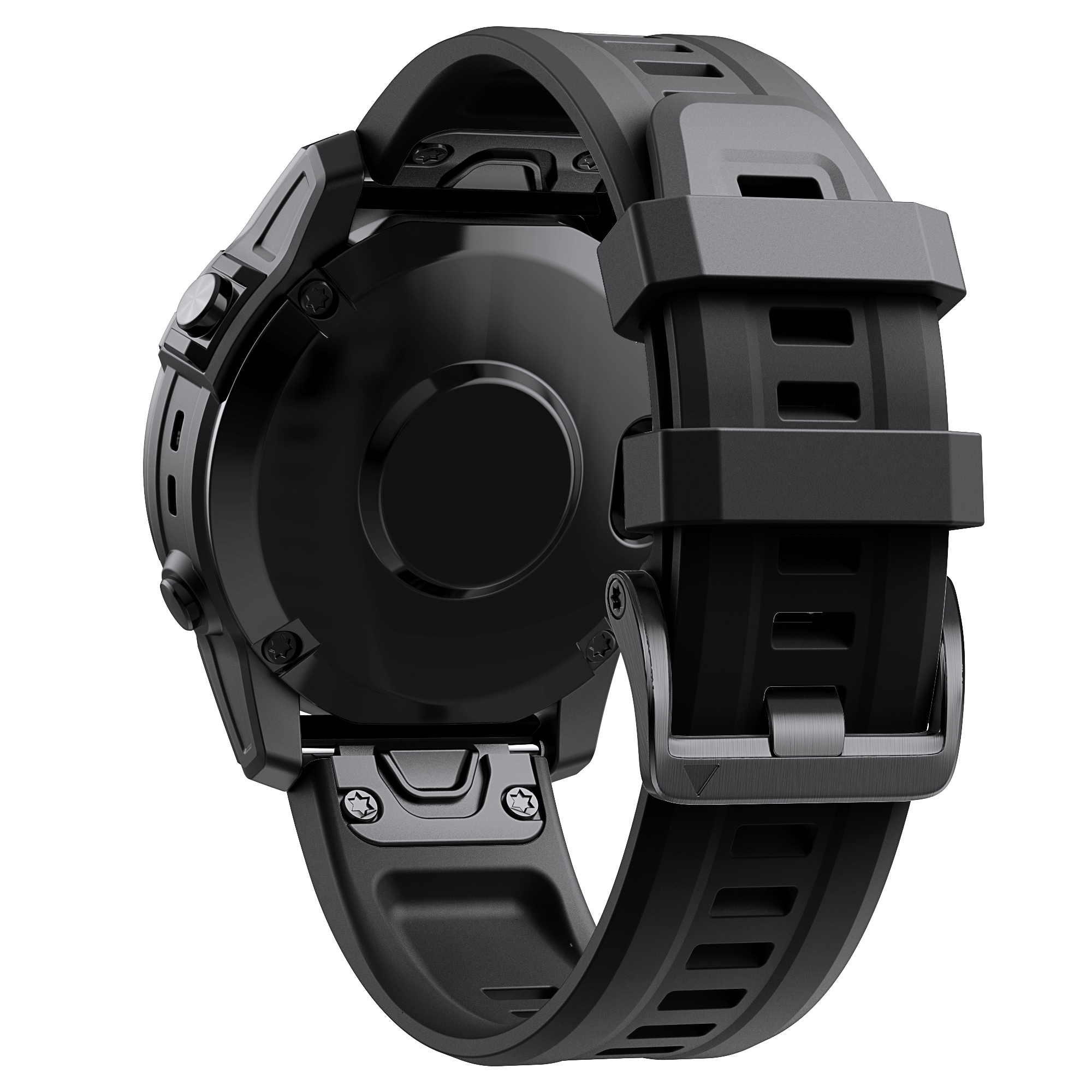 22 26mm Strap For Garmin Fenix7x/6x/6x Pro/5x/5x Plus Quick Fit Silicone Watchband for Fenix 5 6 7 Watch Bracelet Wristband: black / 26mm