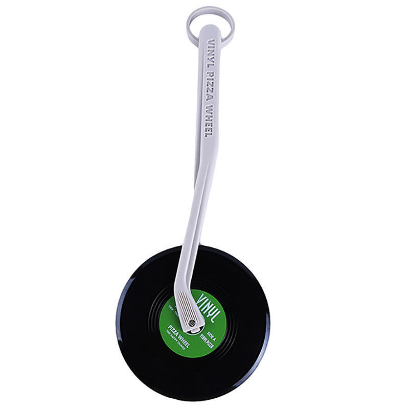 Kreatywny krajalnica gramofon nóż robić pizzy winylu nowa płyta CD projekt koła robić pizzy nóż rolkowy narzędzia robić pizzy