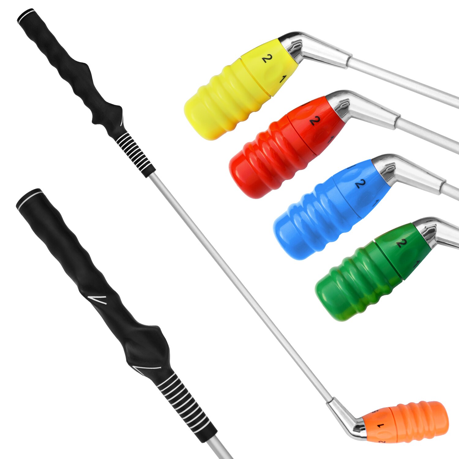 Golf Swing Trainer with Sound Golf Alignment Stick Golf Practice