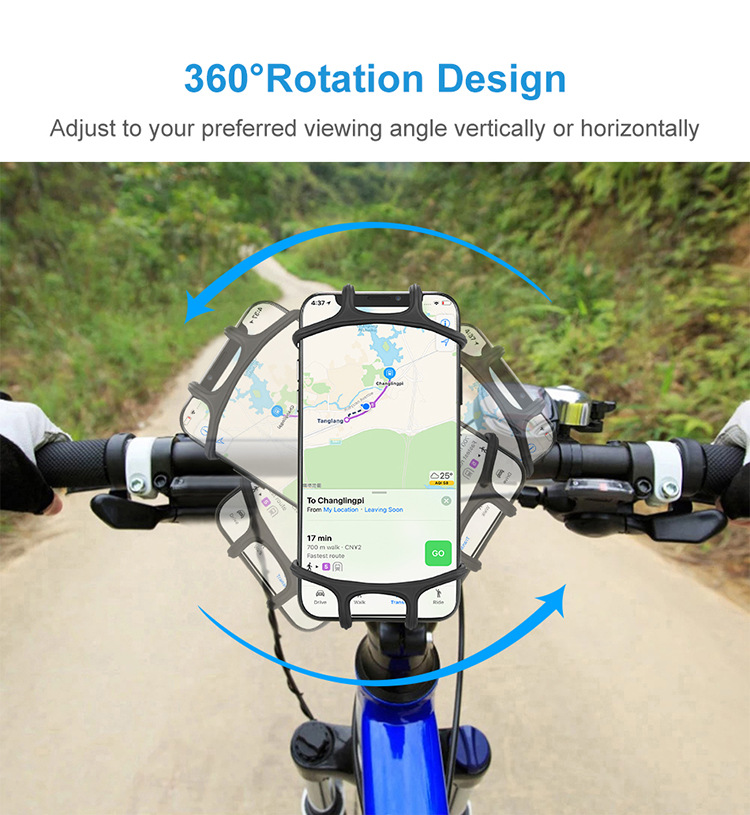 Bike Phone Holder Bicycle Mobile Cellphone Holder Motorcycle Suporte Celular For iPhone Samsung Xiaomi Gsm Houder