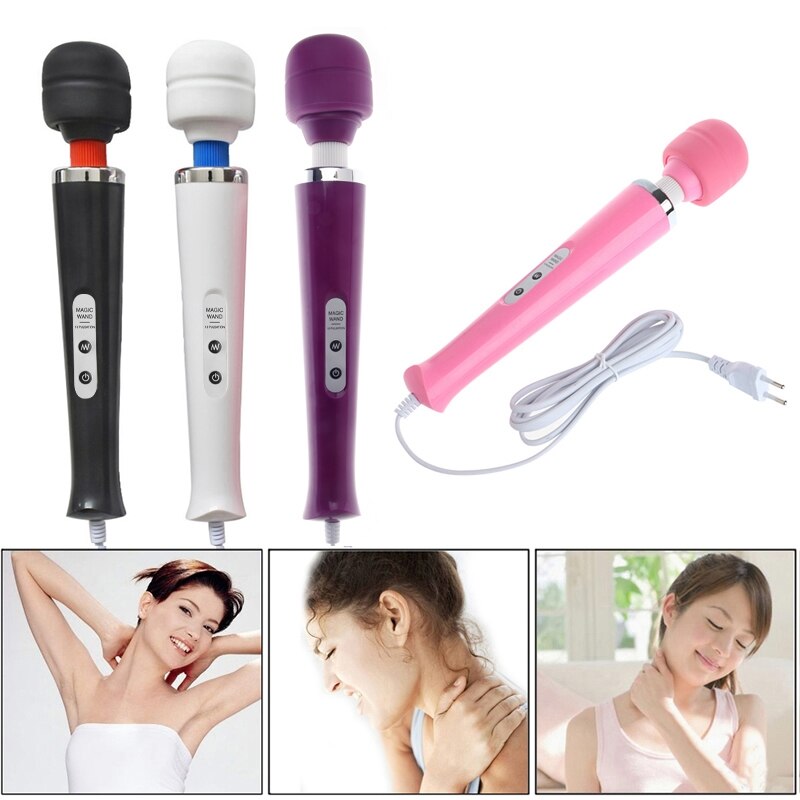 Neue 10 Speed Magic Massager Fuß Kopf Voller Körper Vibrierende Massage EU Stecker