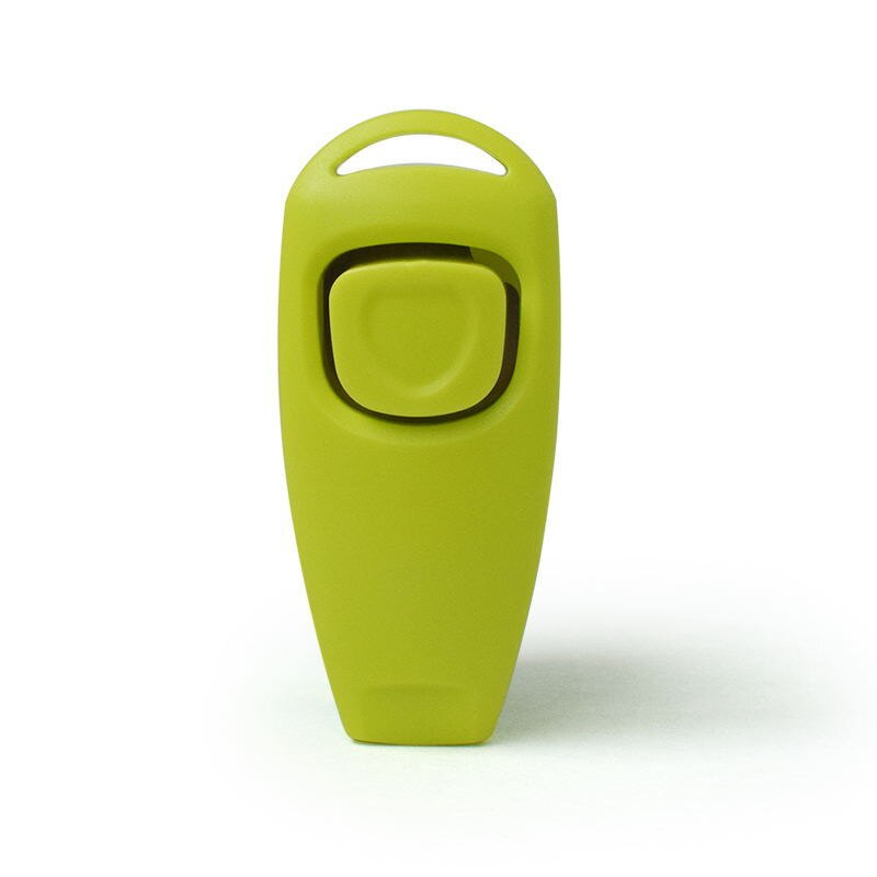 Silbato portátil de forma bonita para perros, guía de ayuda de entrenamiento con llavero, silbato de entrenamiento, productos suministros para mascotas: Verde