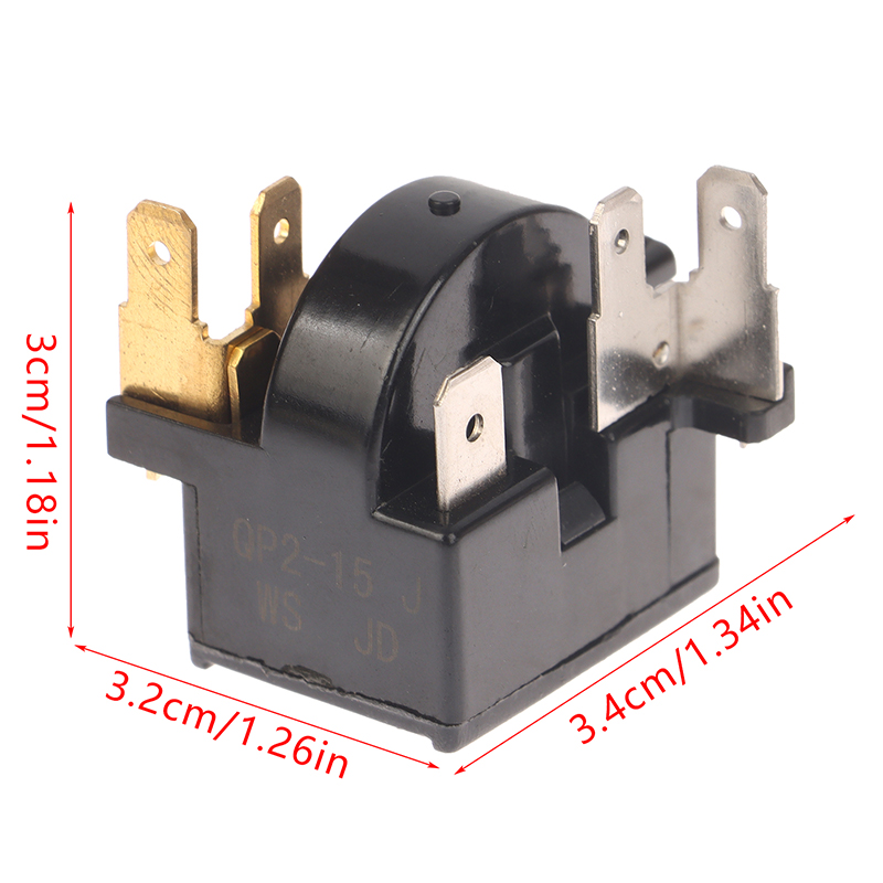 Démarreur de réfrigérateur Original pour réfrigérateur congélateur compresseur démarreur QP2-15H démarreur relais de Protection contre les surcharges