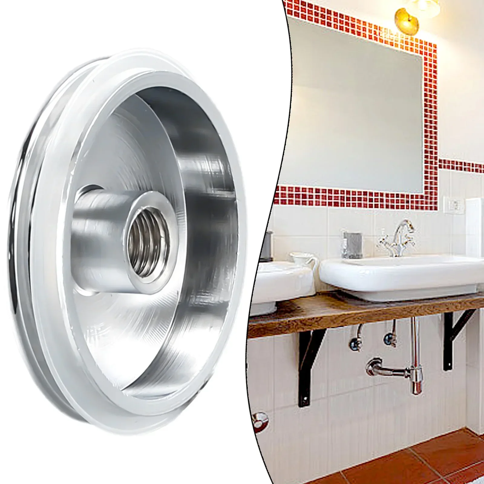 1 stks 38mm Vervanging Gootsteen Wastafel Afval Plug Cap Pop-Up Klik Clack Verchroomd Messing Badkamer wastafel Bad Stekkers