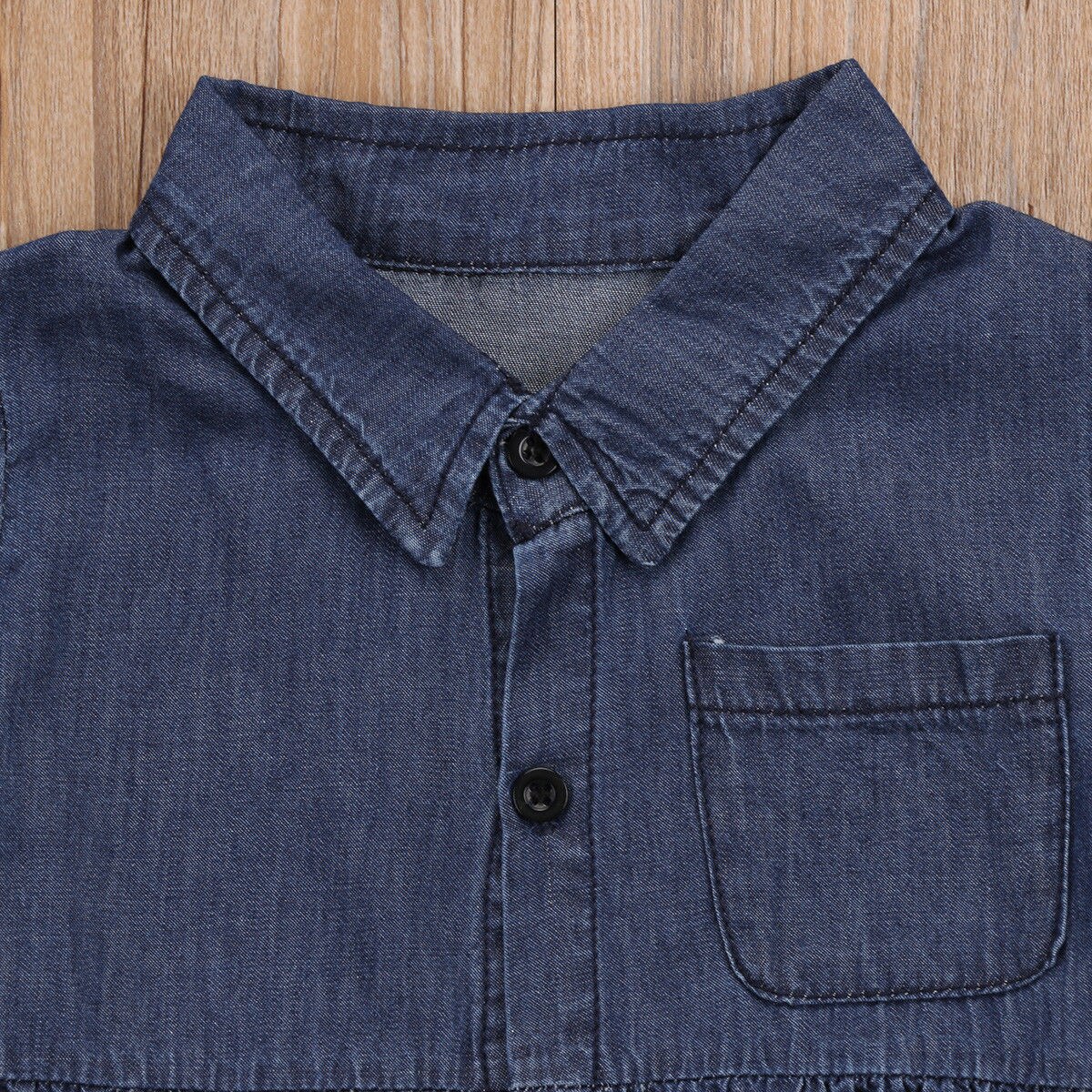 Merk peuter baby kinderen baby meisjes kind casual denim jurk feest bruiloft wedstrijd jurken lange mouwen mini jurk 1-5t