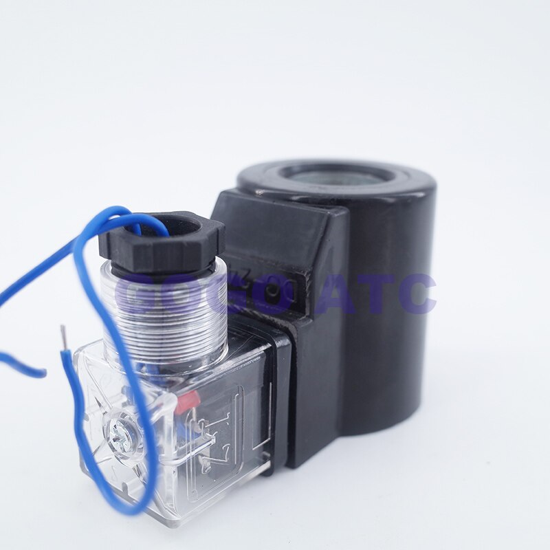 Bobine de type rond hydraulique | Diamètre intérieur 20mm hauteur 53mm 24V 12V DC électrovanne hydraulique