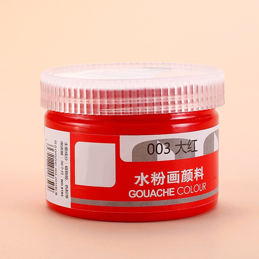 100ml Gouache Colors Box Paints Healthy Painting Draw Learner Practice Pigment