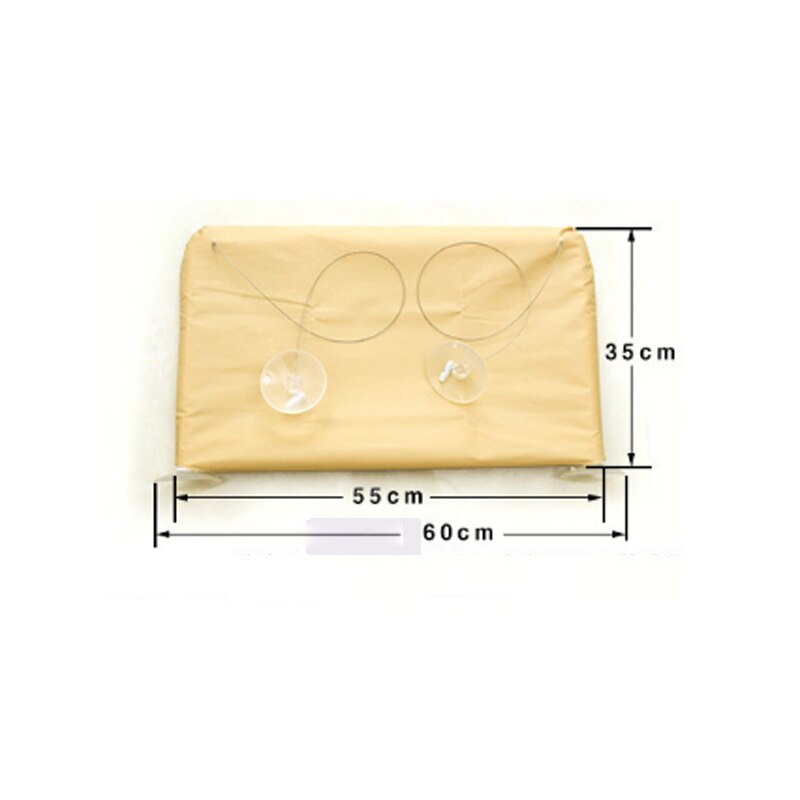 Hamaca para gato doméstico, cómoda ventana de cristal soleada, asiento tipo estante, esterilla para descanso de gatitos, camas colgantes, rodamiento de 20kg