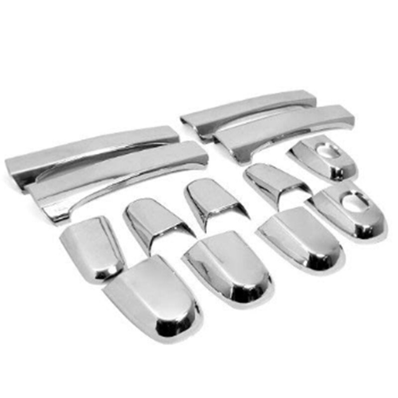 13Pcs/Set Chrome Door Handle Trim Cover for Lexus Is200 Rx300 Is300 Toyota Harrier 1St Generation Car Styling: Default Title