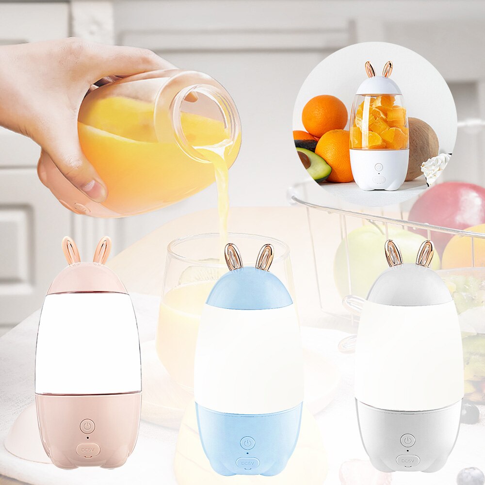 Mini kannettava sähköinen mehulinko suurella kapasiteetilla akulla kotitalouksien kevyt käytännöllinen mehupuristin kuppi ulos menevä mehulinko