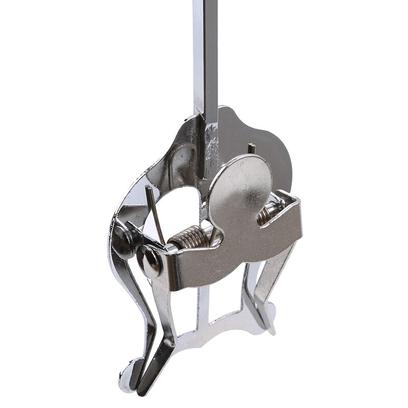 Zilveren marsmuziekbladclip trombone marslier voor trompet trombone