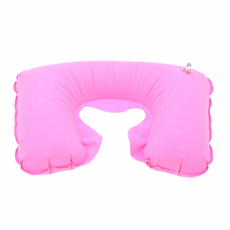 Foam Orthopedic Pillow Memory Orthopedic Latex Neck Pillow Fiber Slow Rebound Soft Cervical Health Pillows: pink 26.5x44cm
