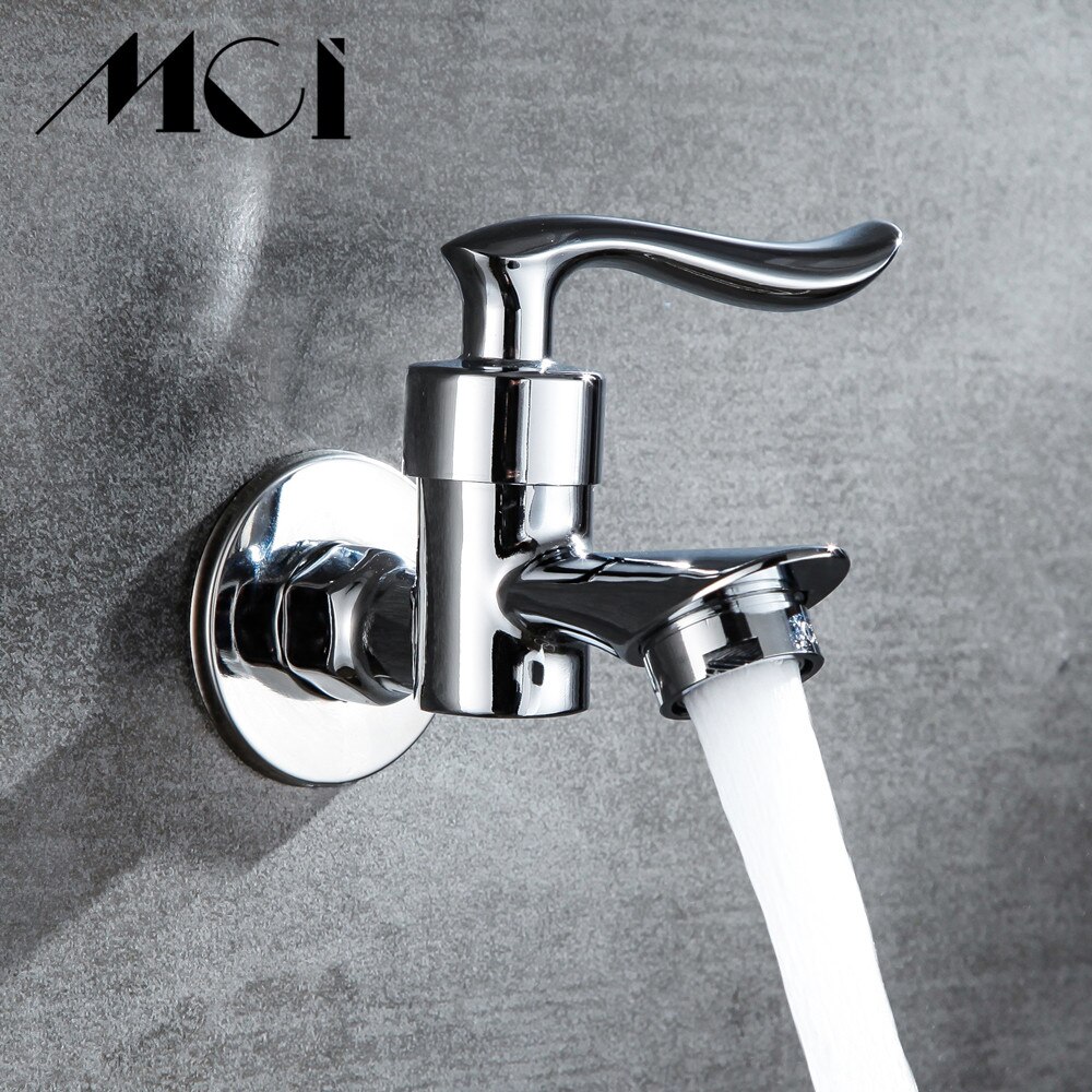 Zinc Alloy Plating Faucet Outdoor Garden Faucet 1/2" Bathroom kitchen /mop Faucet Torneira parede Mci