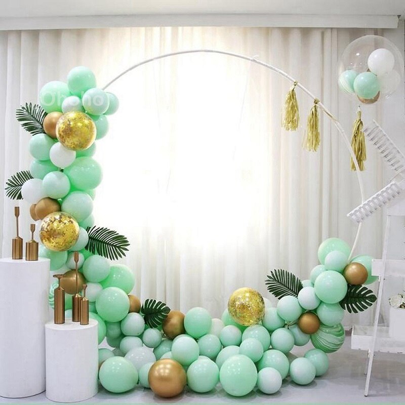 Ohoho macaron regnbue ballon guirlande bue sæt 1st fødselsdagsfest indretning bryllup baggrund voksen metal ballon baby shower