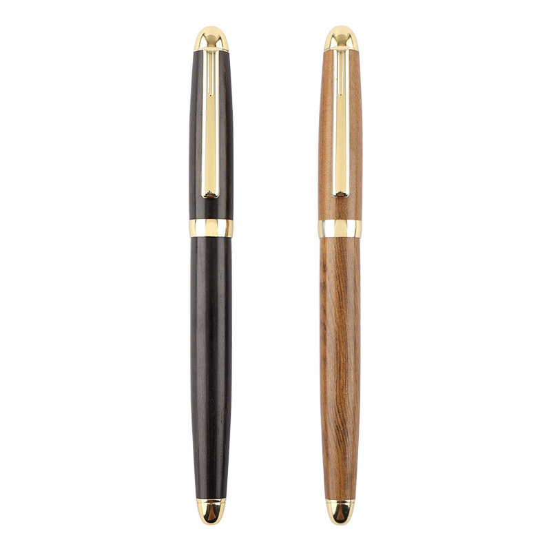Beste Holz mb Rollerball Stift 0,5mm blak Feder hochwertige Luxus Gel Stifte Briefpapier Büro Schule schreiben glatten einzigartigen Stift