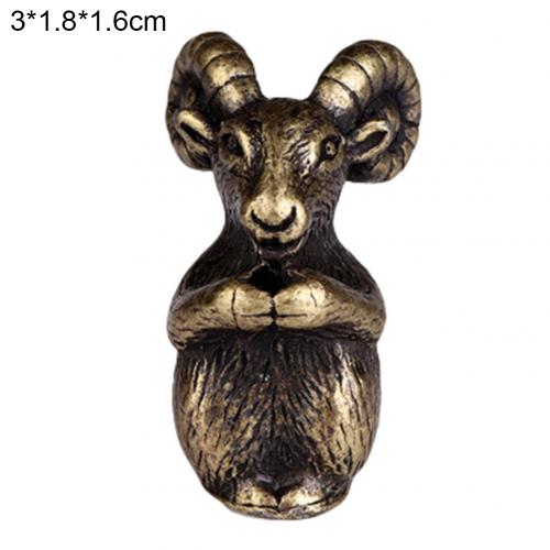 1Pc Metal Chinese Censer Zodiac Animal Incense Stick Holder Meditation Stand Decoration Home Decoration Accessories Crafts: Sheep