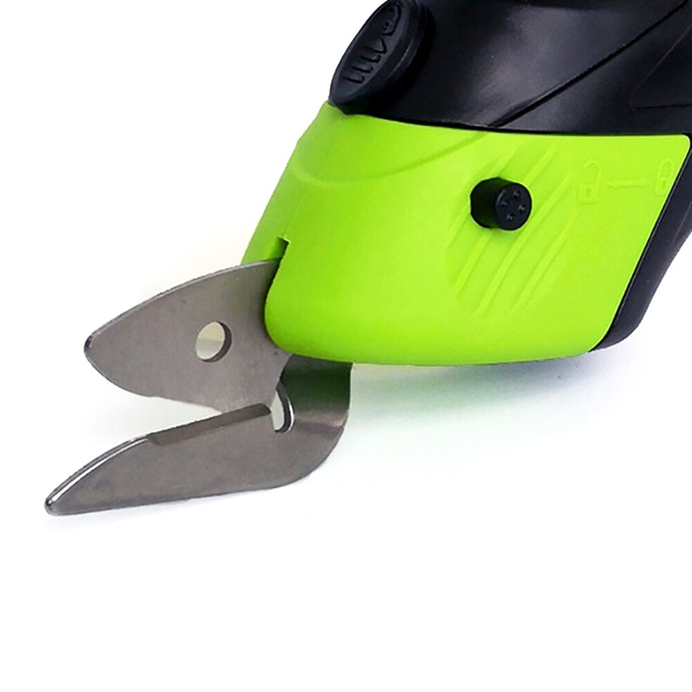 3.6V Electric Scissors Cordless Lithium Battery Fabric Leather Cloth Cutting Sewing Scissor Rechargeable Handheld Cutter Tool