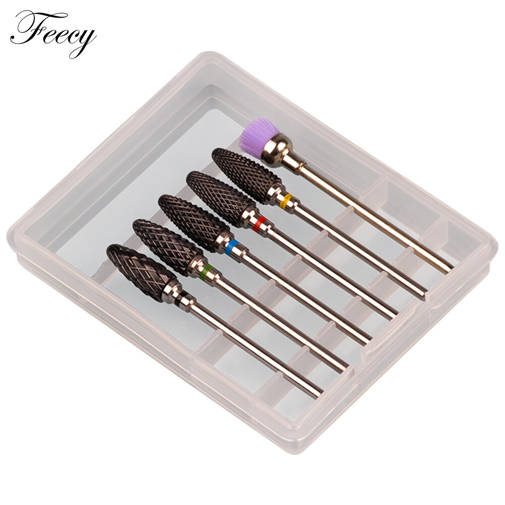 Frees Voor Manicure Set Van Keramische Frees Keramische Nail Sander Bits Machine Manicure Accessoires Cuticle Cutter: S06 Plus-F