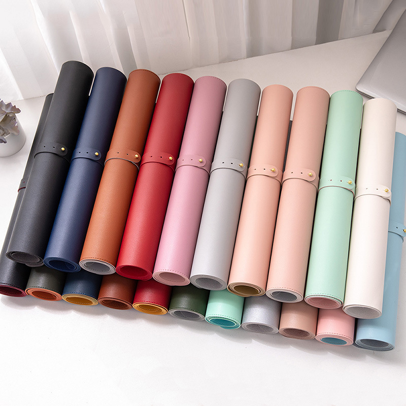 Large Size Office Desk Mat PU Waterproof Mouse Pad Desktop Keyboard Desk Pad Gaming Mousepad PC Accessories