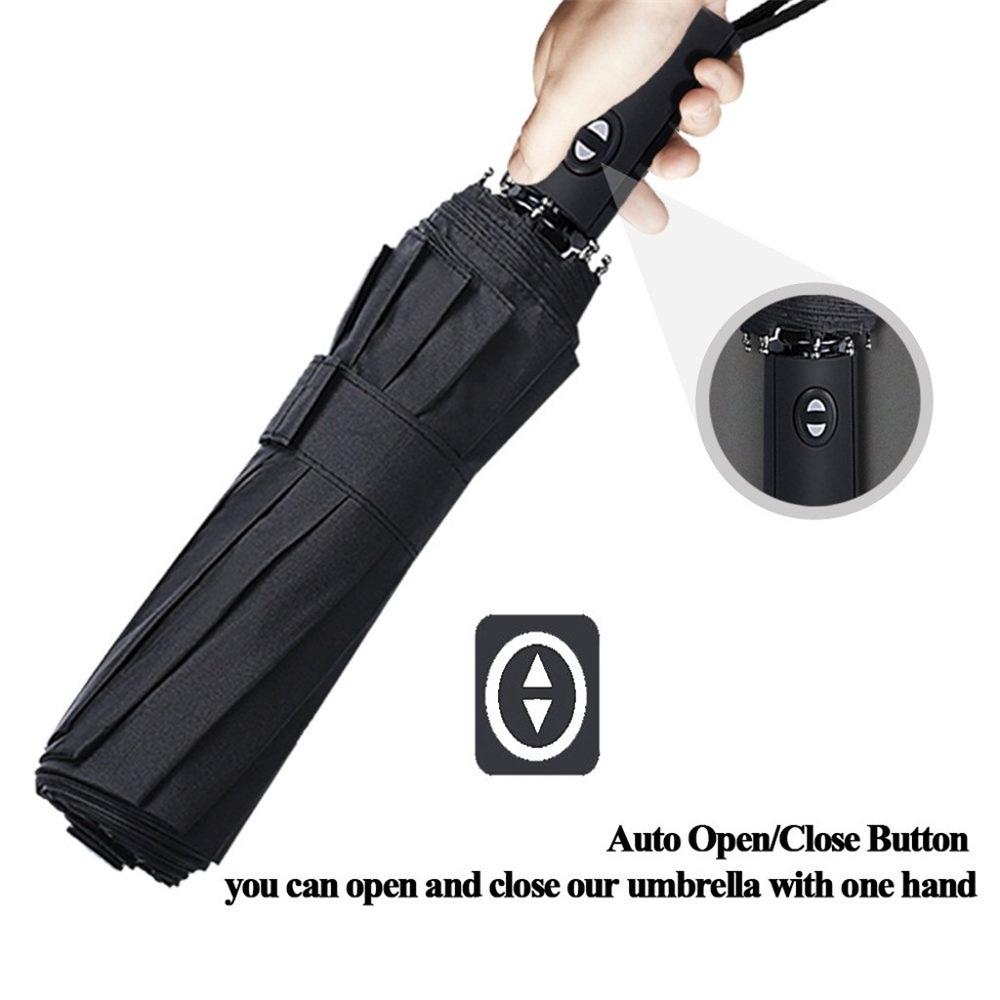 Umbrella Rain Women Men Windproof Double Layer Inverted Umbrellas Reverse Folding Umbrella UV Protection