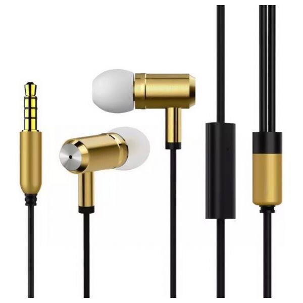 Headphones with Microphone - Gold - Ref. 101370