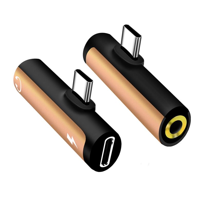 Adaptador Universal de auriculares tipo C, convertidor de carga de cargador de auriculares para Huawei y Xiaomi, accesorios de teléfono inteligente, 3,5mm: 03