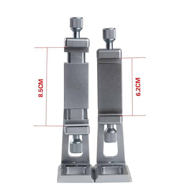 Adjustable Tripod Mount Adapter Vertical 360 Rotation Phone Clipper Stand for iPhone X 8 7 Huawei Samsung