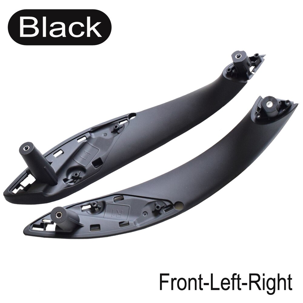 Reposabrazos de puerta Interior izquierda y derecha para BMW, cubierta embellecedora de Panel, para BMW Serie 3, F30, F32, F33, F34, F35, F36, F82: Black-2pcs-Front