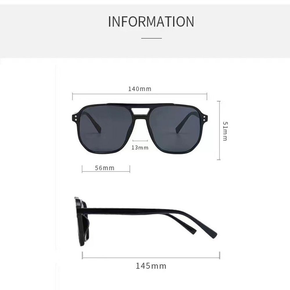 Gafas de sol Punk con montura cuadrada para hombre y mujer, lentes de sol Retro Anti-UV, protección ocular para playa, accesorios de viaje, tonos negros