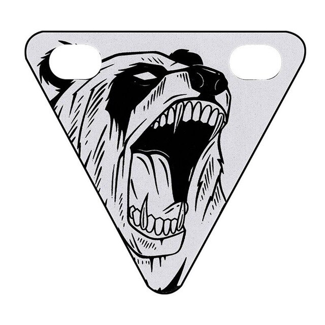 ENLEE Bike Reflective Sign Cycling Triangle Tiny Reflector MTB Bicycle Reflective Warning Safety Decor Outdoor Bikes Accessories: D