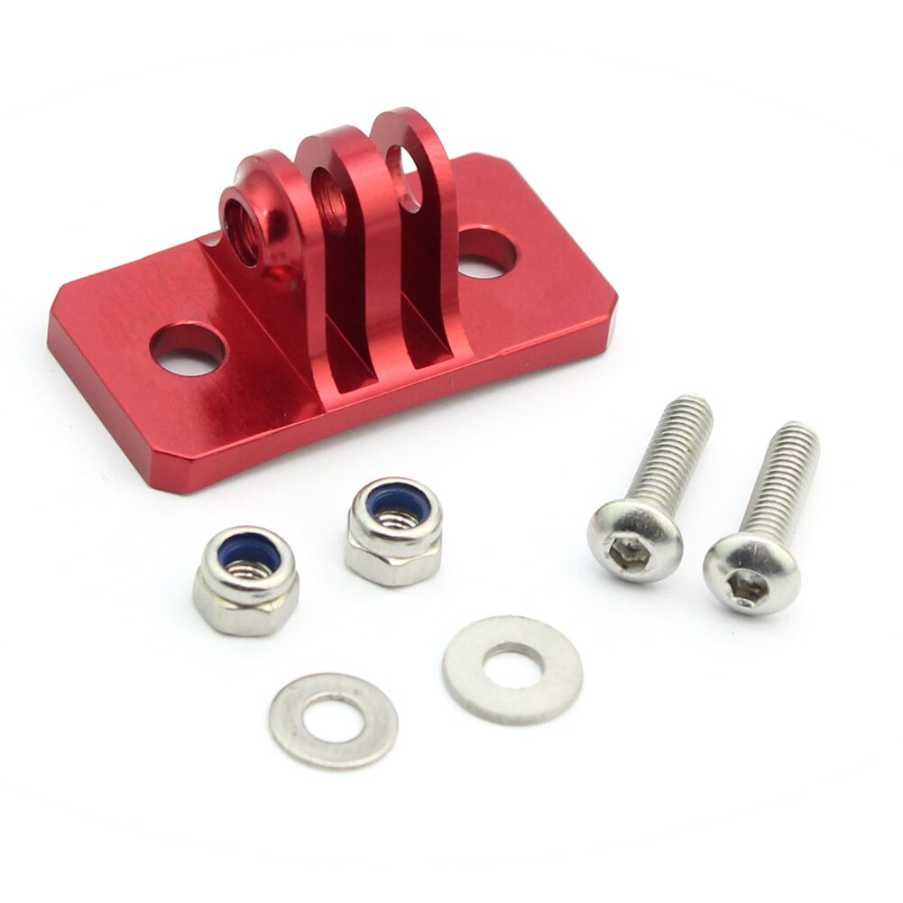 Skydiving Helmet Fixed Mount Holder Adapter Mounts for GOPRO Max 9 8 7 6 yi GitUp SJcam EKEN for AKASO EK7000 4K Action Camera: Red